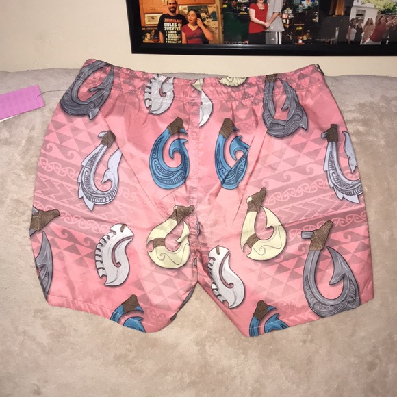 Psycho Tuna M or XL swim trunks Tropical Peach New - Picture 3 of 12